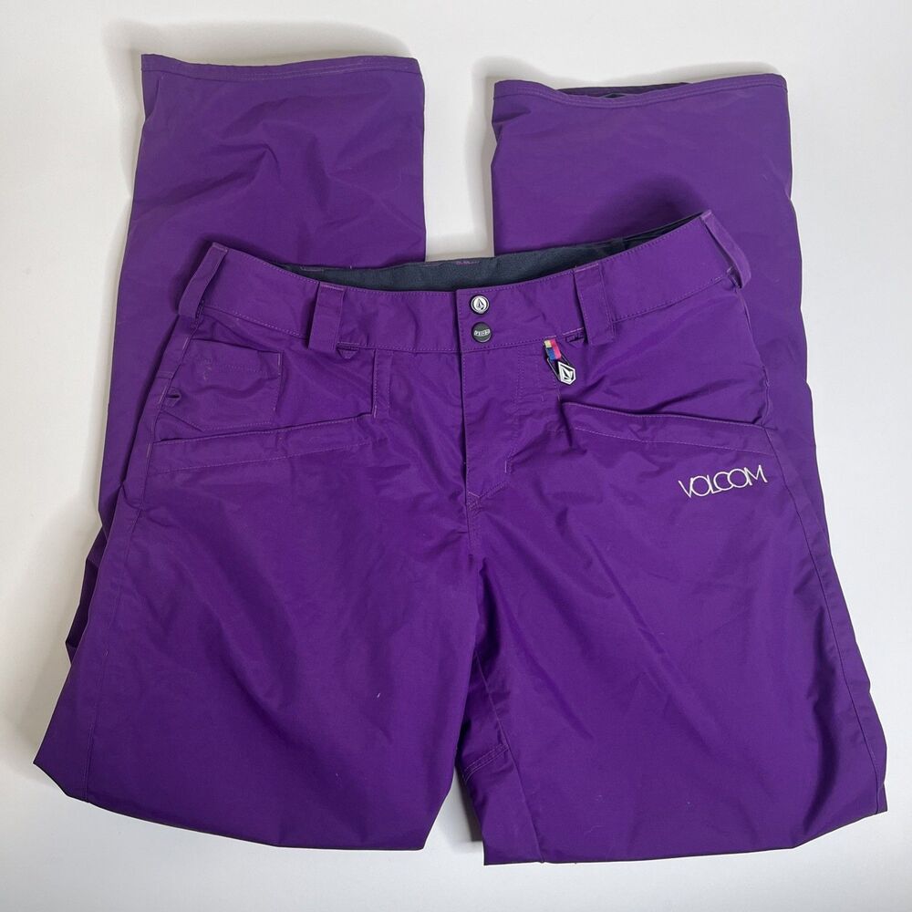 Volcom Women’s Size Small Purple Snow Ski Pants Snowboard 5000mm Waterproof